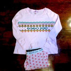 Victoria Secret Pink Valentine’s Day Pajamas